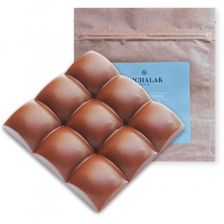 Tablette fourrée - Chocolat Lait 40% / Praliné Noisette