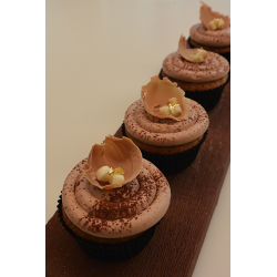 Cupcake Banane, Chocolat au lait, Tonka