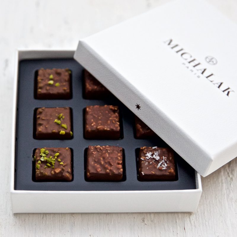 Coffret Bonbons Pralinés (9 pièces)