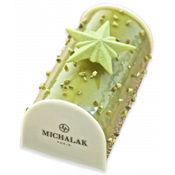 BÛCHE PISTACHE VANILLE  [COLLECTION NOËL 2023]