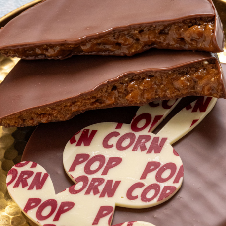 TABLETTE FOURRÉE PRALINÉ POP CORN
