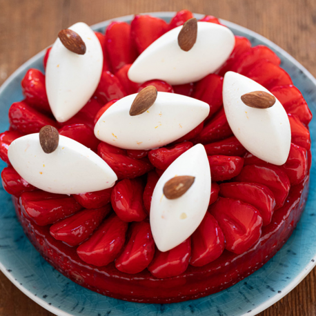 TARTE FRAISE CALISSON - 6 PERSONNES 