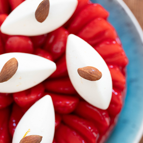 TARTE FRAISE CALISSON - 6 PERSONNES 