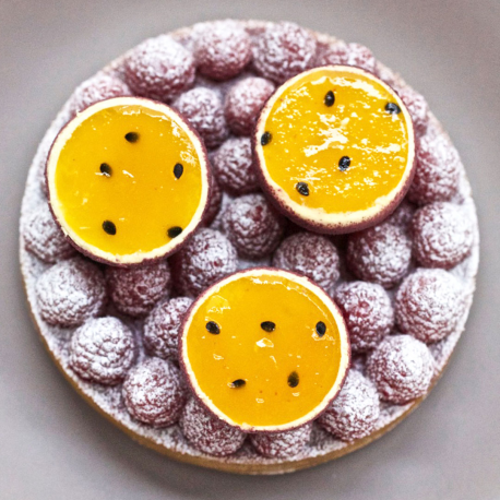 TARTE FRAMBOISE PASSION - 6 PERSONNES 
