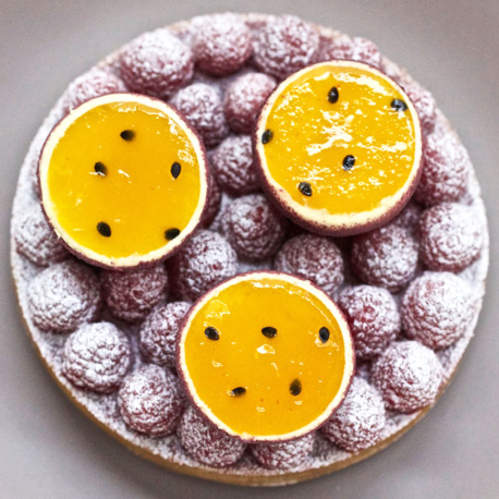 TARTE FRAMBOISE PASSION - 6 PERSONNES 