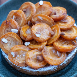 TARTE AMANDE ABRICOT (4-6 PERS.)