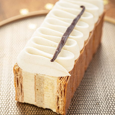 BÛCHE GLACÉE MILLEFEUILLE VANILLE