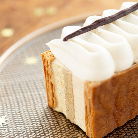BÛCHE GLACÉE MILLEFEUILLE VANILLE