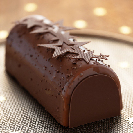 BÛCHE CHOCOLAT PÉCAN