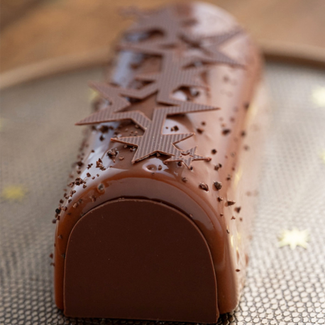BÛCHE CHOCOLAT PÉCAN