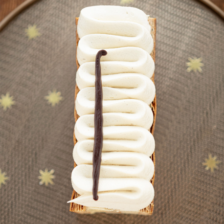 BÛCHE GLACÉE MILLEFEUILLE VANILLE