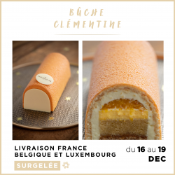 [LIVRAISON 16-19 DEC.] Bûche Clémentine (8 pers.)