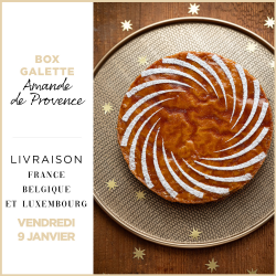 [LIVRAISON VENDREDI 9 JANV. ] BOX GALETTE DES ROIS AMANDE DE PROVENCE