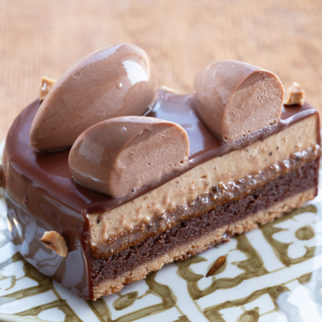 CŒUR TARTE CHOCOLAT PRALINÉ (2 PERS.)