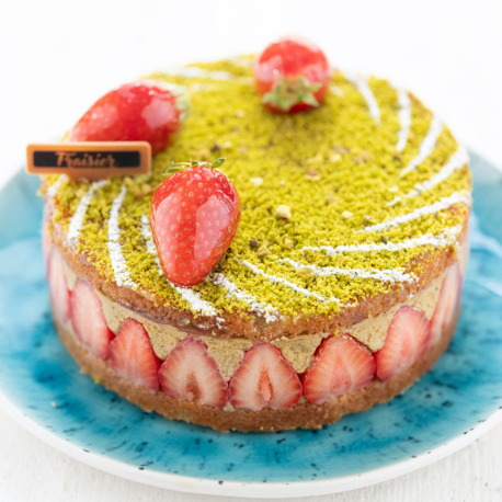 FRAISER À LA CRÈME DE PISTACHE  (6 PERS.)