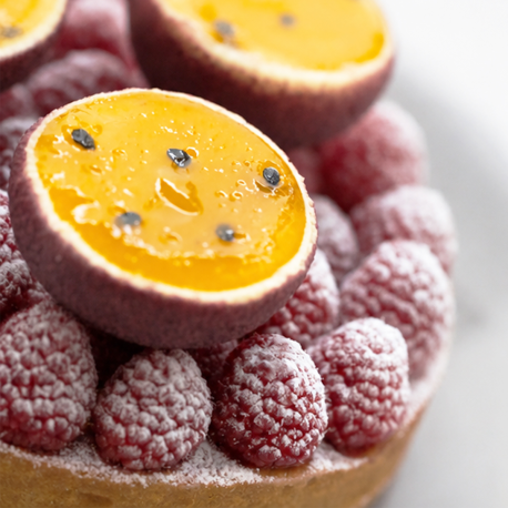 TARTE FRAMBOISE PASSION - 6 PERSONNES 