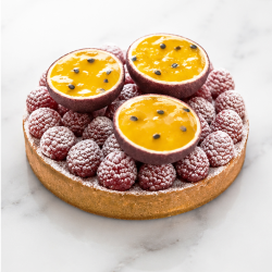 TARTE FRAMBOISE PASSION - 6 PERSONNES 