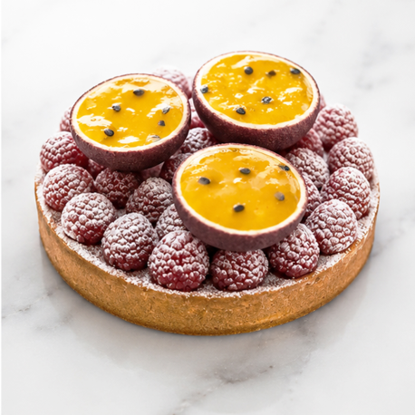 TARTE FRAMBOISE PASSION - 6 PERSONNES 