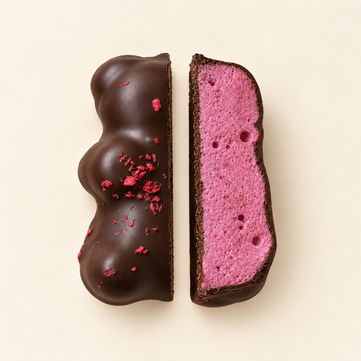 CASSIS-VIOLETTE - CHOCOLAT NOIR 66%